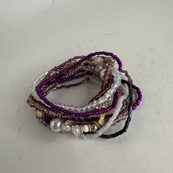 Multi-Color Beaded Bracelet Set - Picture 5 of 7